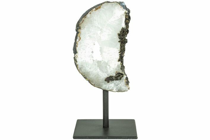 Quartz Nodule on Metal Base - Brazil #206876